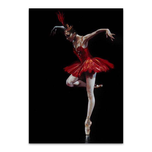 Flamingo Dancer Wall Art Print
