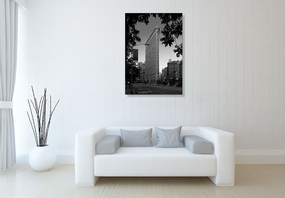 Flatiron Building New York City Wall Art Print on the wall