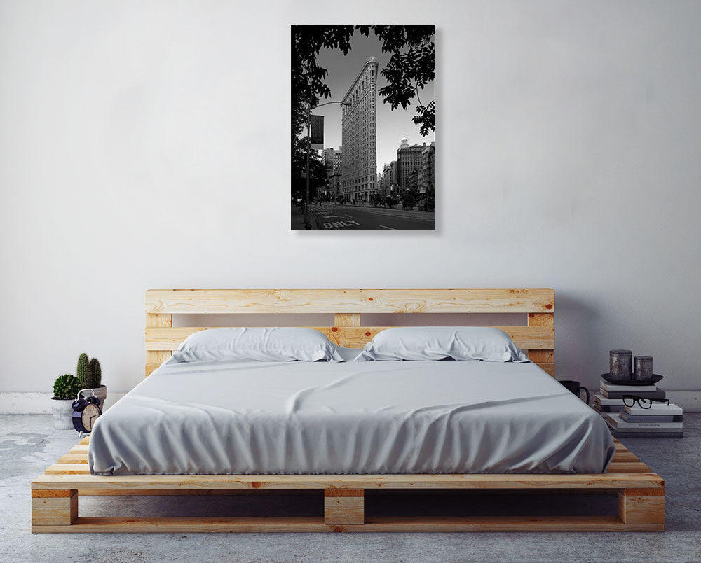 Flatiron Building New York City Wall Art Print on the wall