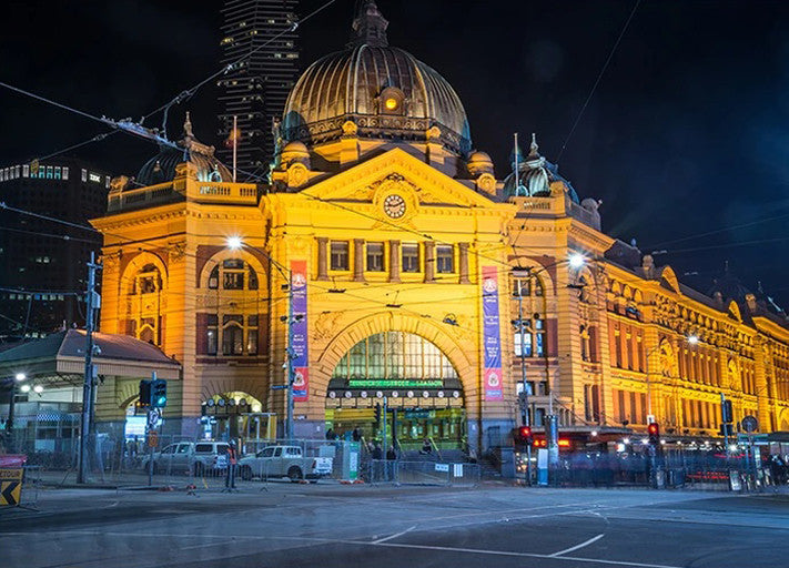 Flinders Station Melbourne Wall Art Print