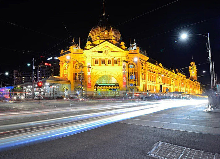 Flinders Street Melbourne Wall Art Print