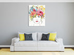 Floral Figures III Wall Art Print on the wall