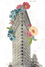 Floral Flat Iron Wall Art Print