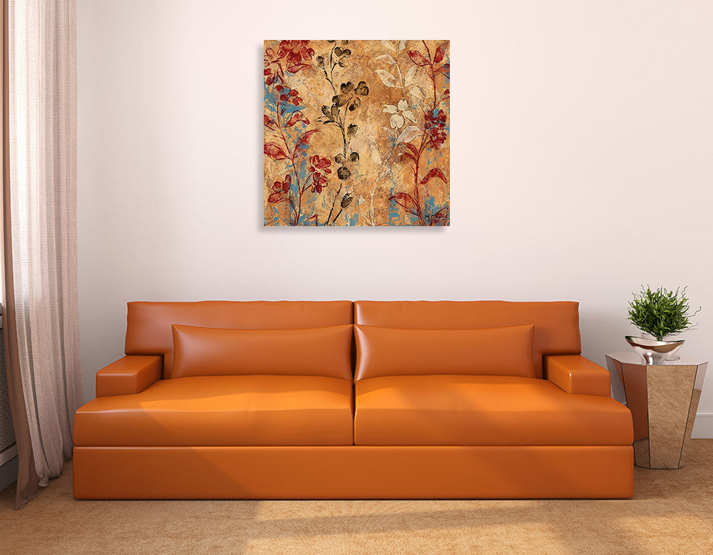 Flowers And Honey II Wall Art Print on the wall