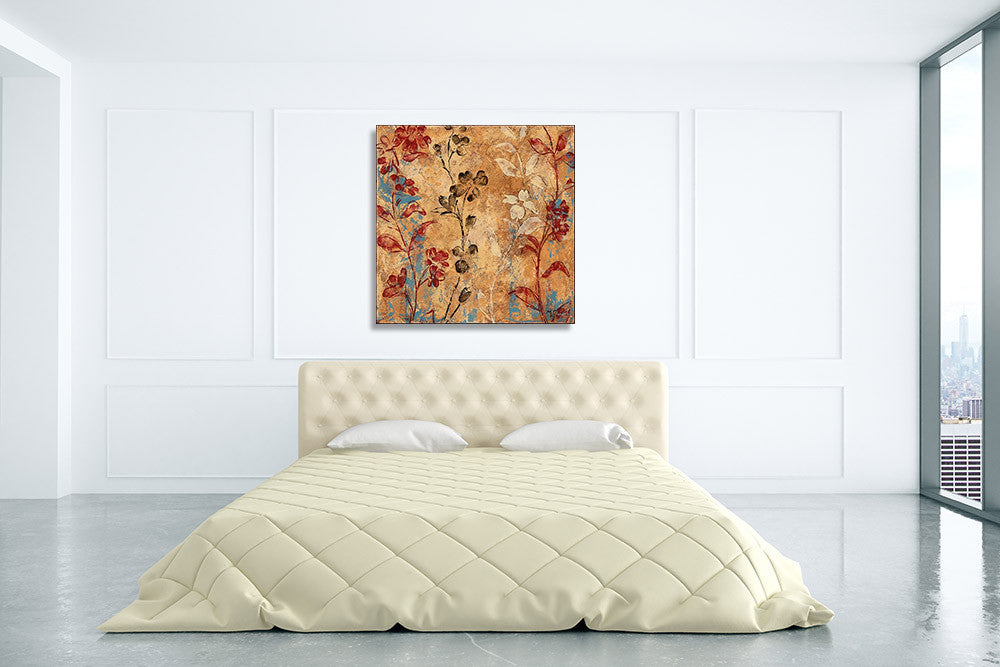 Flowers And Honey II Wall Art Print on the wall