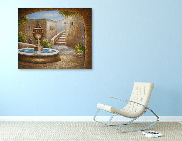 Fountain on the wall