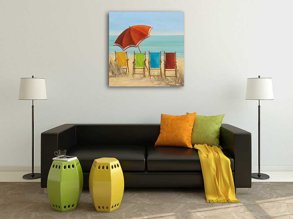 Four Summer I Wall Art Print on the wall