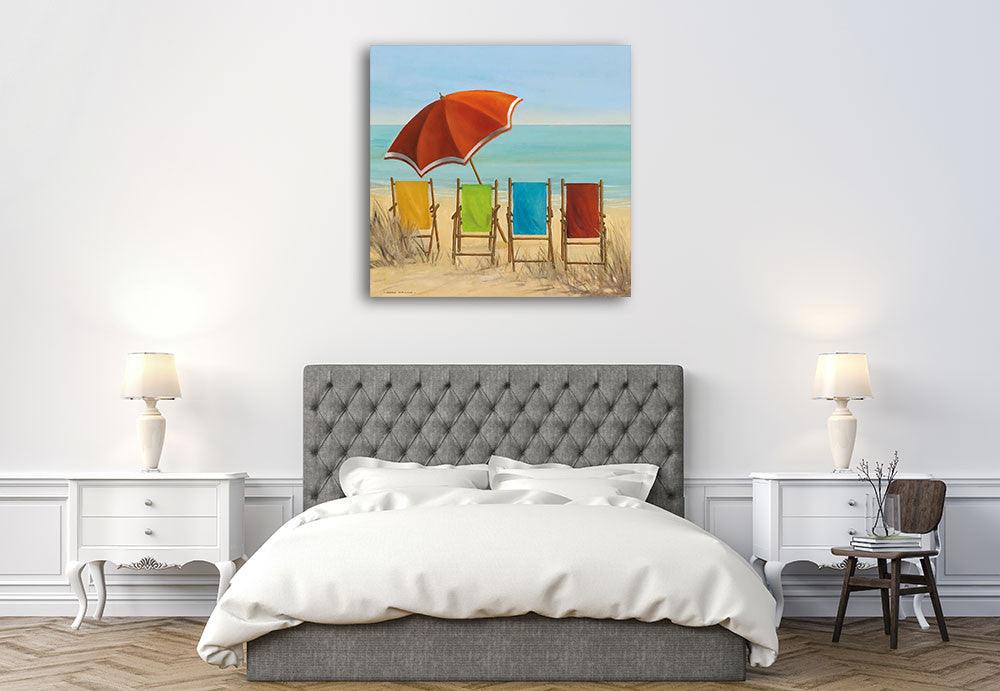 Four Summer I Wall Art Print on the wall