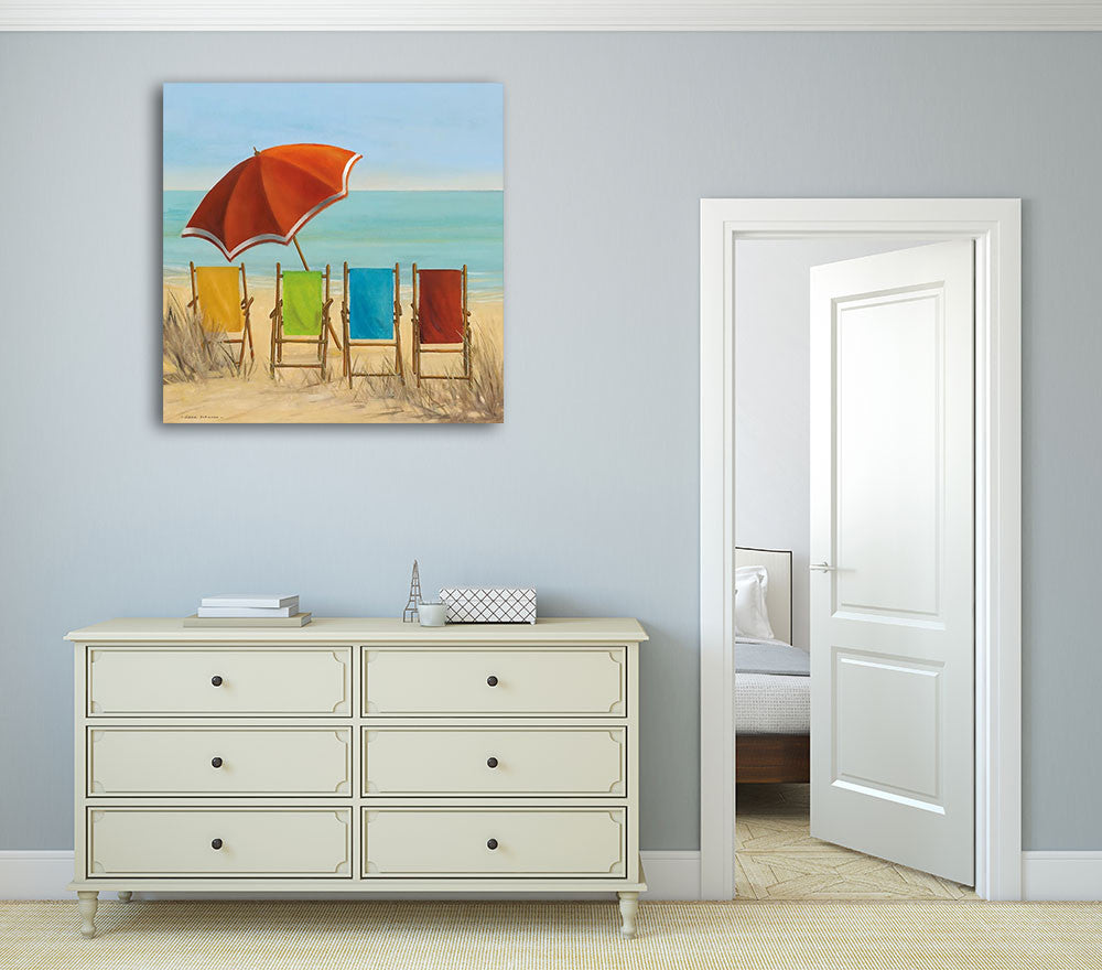 Four Summer I Wall Art Print on the wall