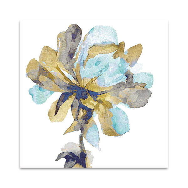 Fresh Bloom Aqua I Wall Art Print