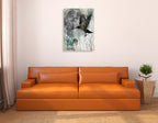 Full Moon Rising Wall Art Print on the wall