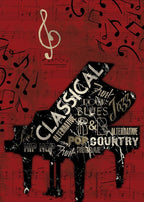 Funk Classic Piano Wall Art Print