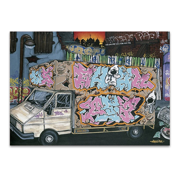 Funky Truck I Wall Art Print