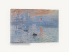 Harbour Sunrise Haze, misty harbour sunrise seascape artwork, coastal canvas wall art print ready to hang