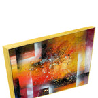 Enigma | Yellow Abstract Art Oil Painting Art Canvas for Hallways