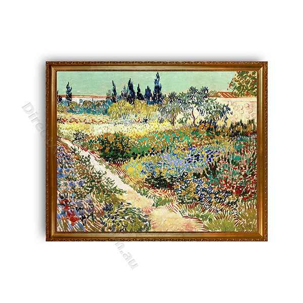 Garden at  Arles Gold A1 Frame