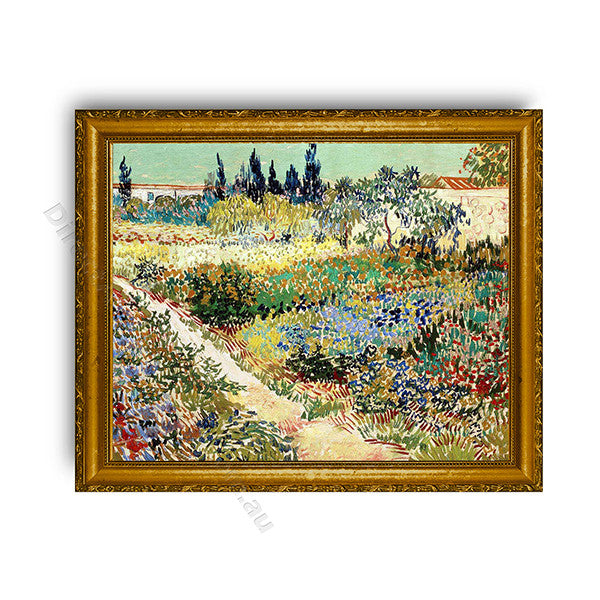 Garden at  Arles Gold Classic Frame