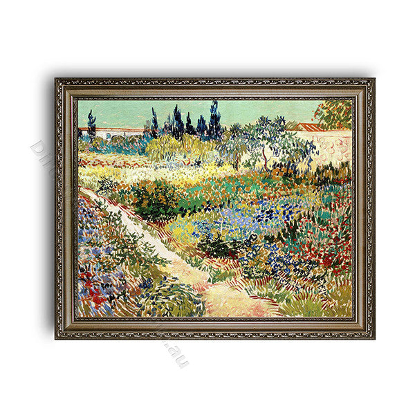 Garden at  Arles Ornate Silver Frame