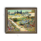 Garden at  Arles Ornate Silver Frame