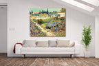 Garden at Arles on the wall