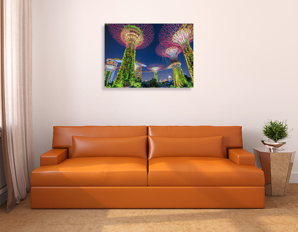 Gardens by the Bay Singapore Wall Print on the wall