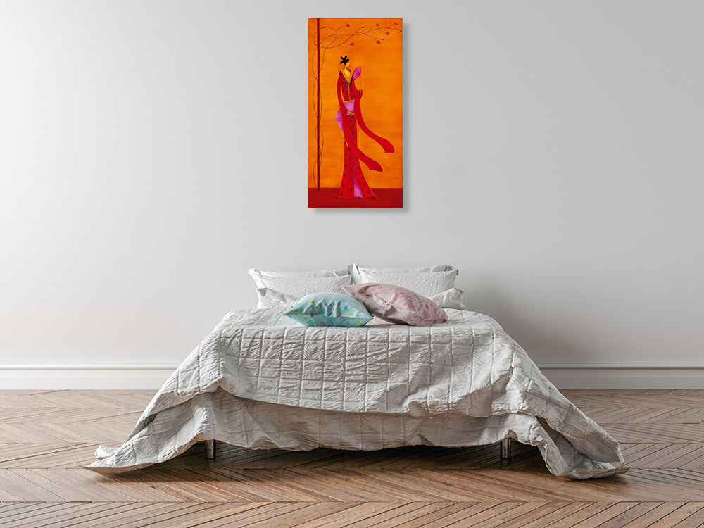 Geisha I Wall Art Print on the wall