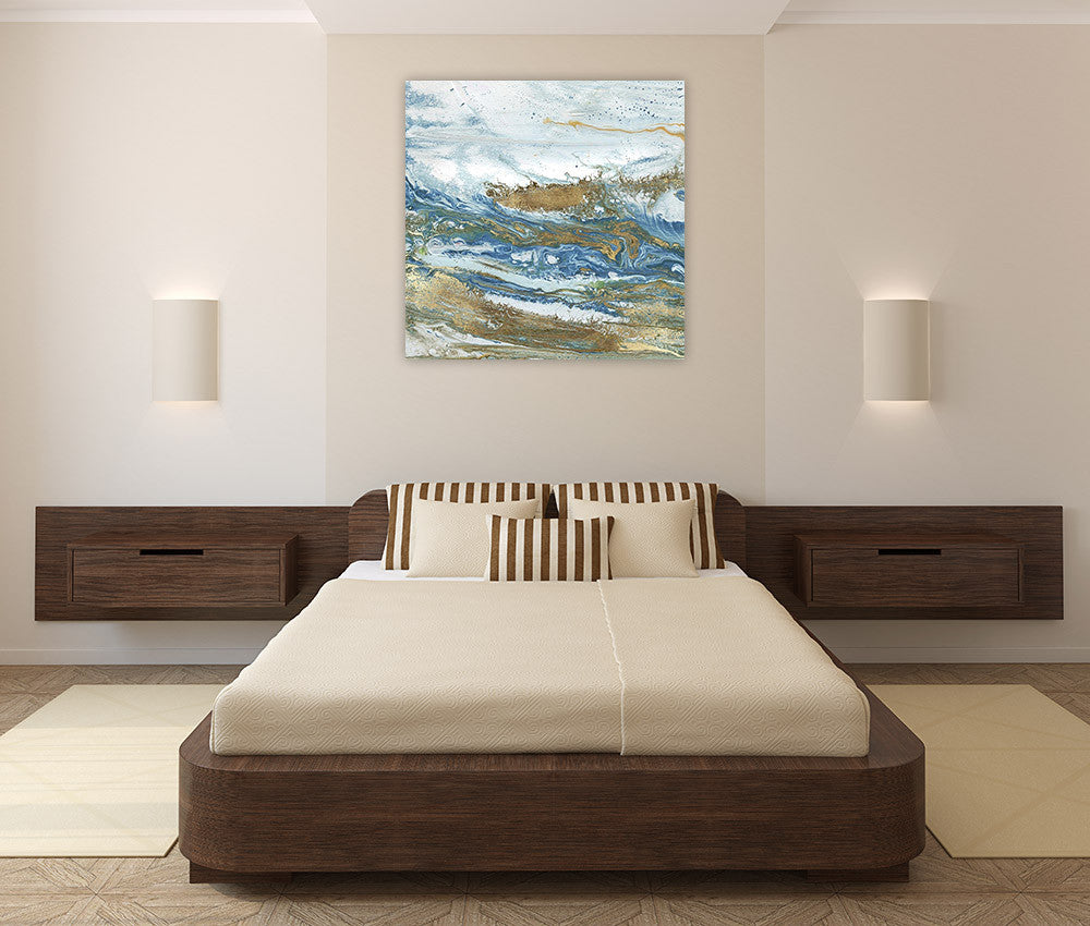 Geode I Wall Art Print on the wall