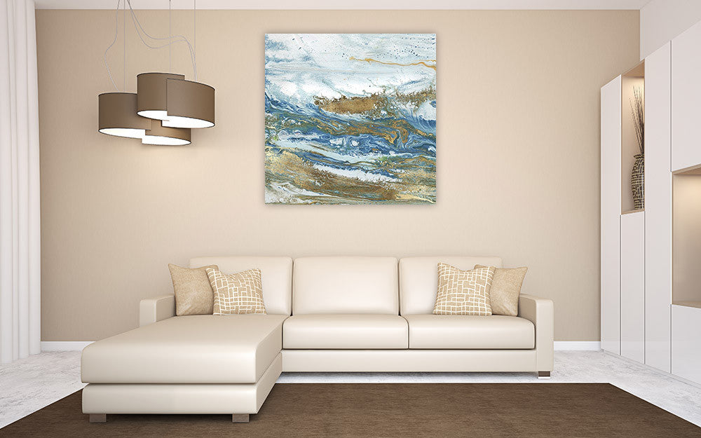 Geode I Wall Art Print on the wall