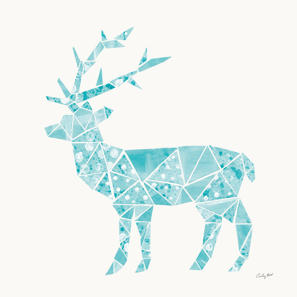 Geometric Animal IV Wall Art Print