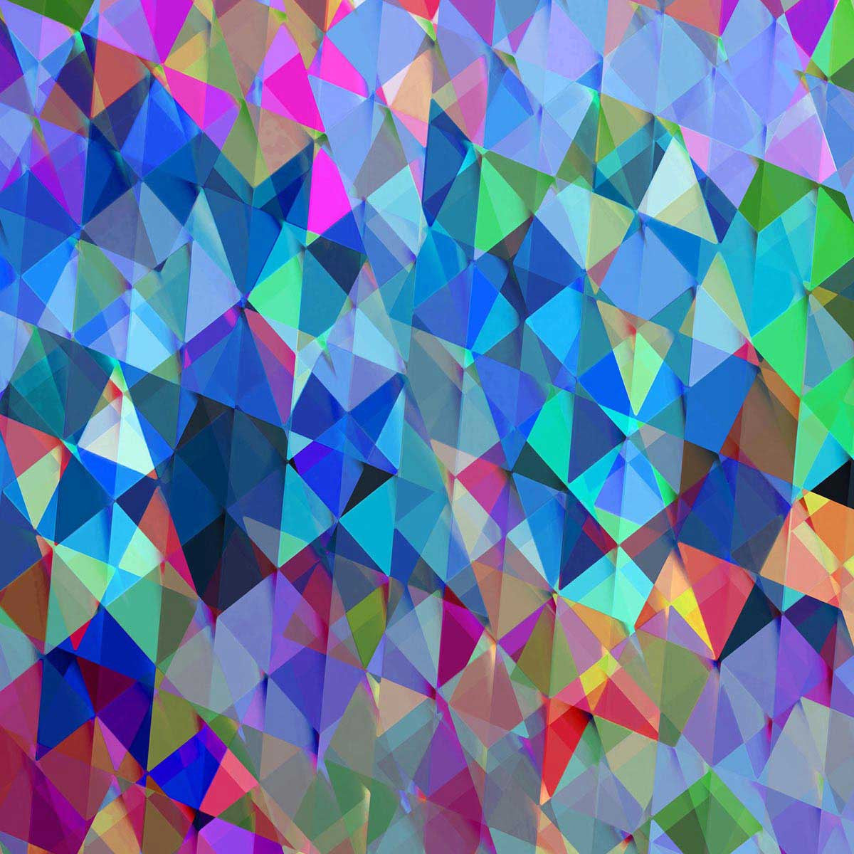 Geometric Squared IV Wall Art Print 