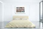 George Meis Greek Island Wall Art Print on the wall
