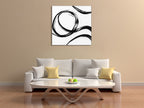Gestural Marks IV Wall Art Print on the wall