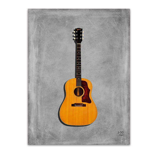 Gibson J50 1967 Wall Art Print