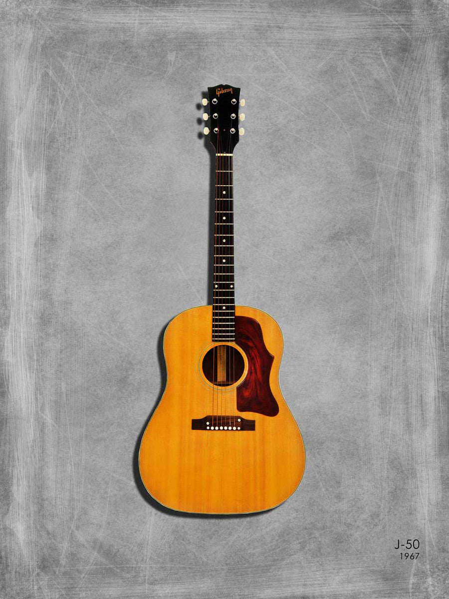 Gibson J50 1967 Wall Art Print