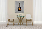 Gibson Original Jumbo Wall Art Print on the wall