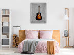 Gibson Original Jumbo Wall Art Print on the wall