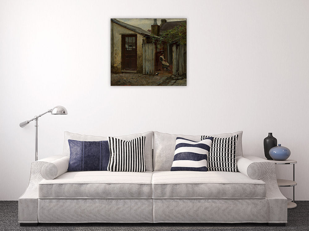 McCubbin | Girl with Bird at the King Street Bakery