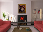 The Girl with the Red Hat on the wall