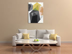 Glass Vase III Wall Art Print on the wall