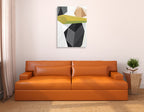 Glass Vase IV Wall Art Print on the wall