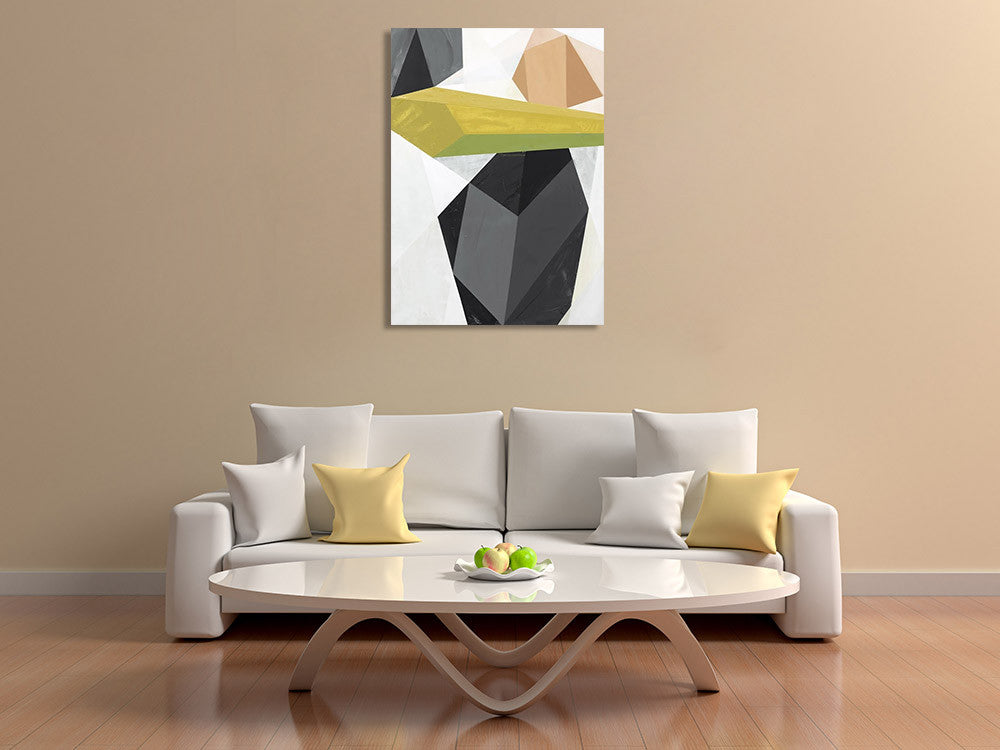 Glass Vase IV Wall Art Print on the wall