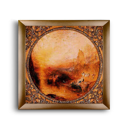 Modern Flat Gold Frame