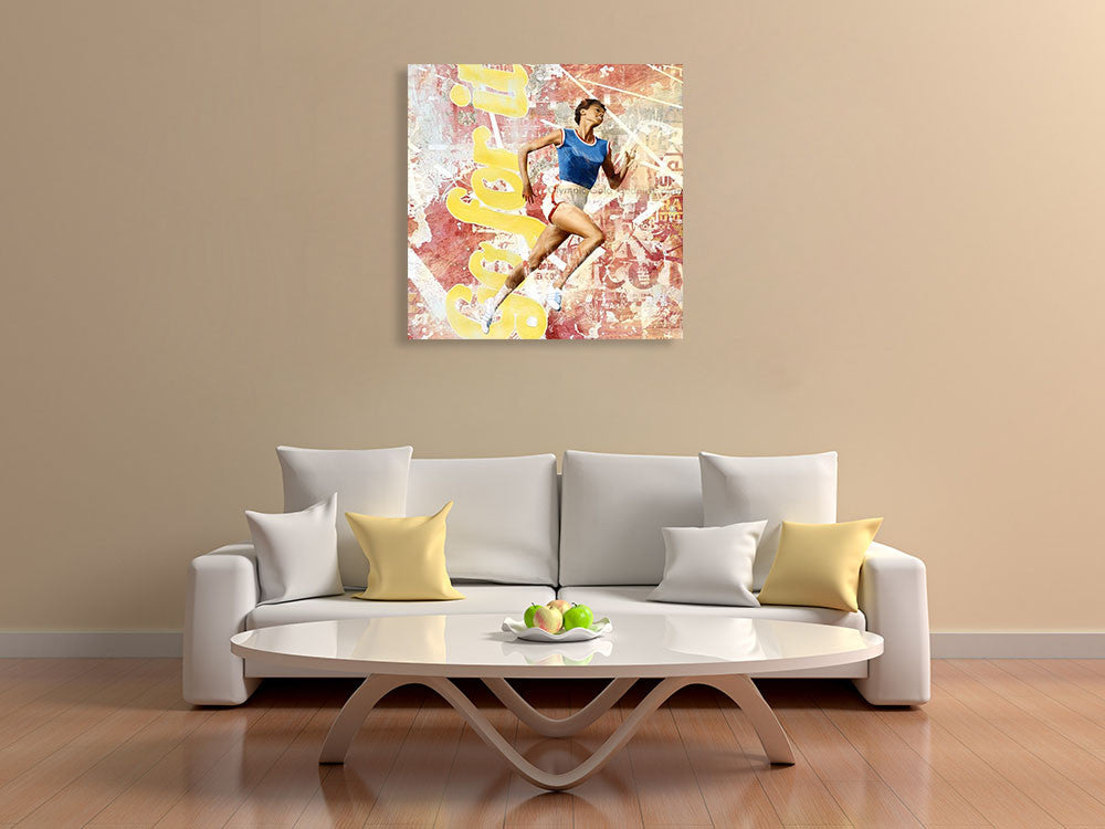 Go For It Wall Art Print on the wall