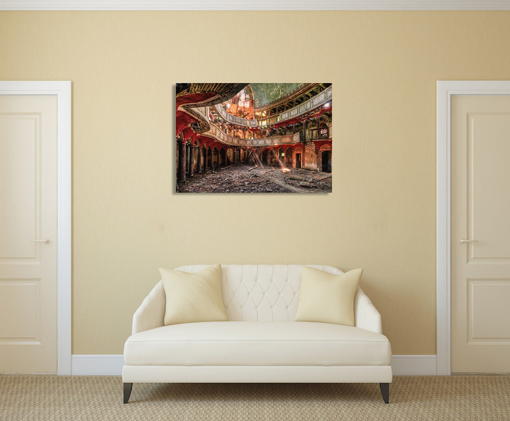 Gods Forgotten Palace Wall Art Print on the wall
