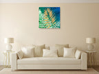 Golden Glory III Wall Art Print on the wall