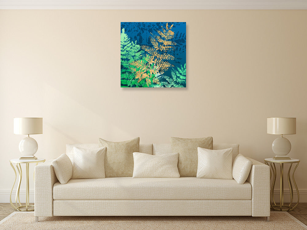 Golden Glory I Wall Art Print on the wall