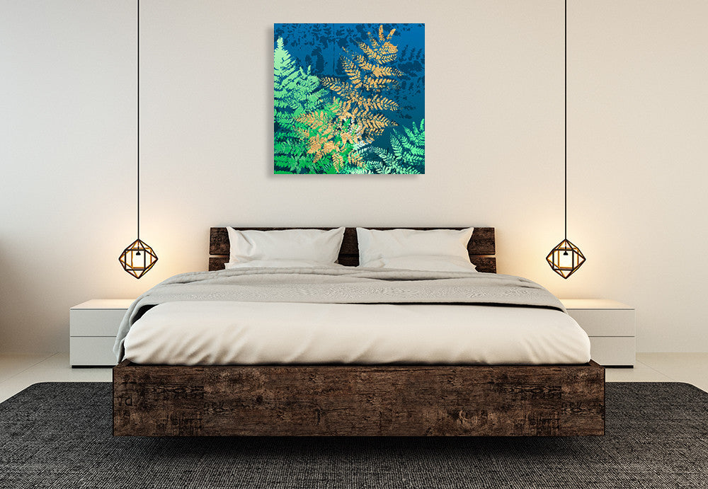 Golden Glory I Wall Art Print on the wall