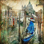Gondola in Venice Italy Wall Print
