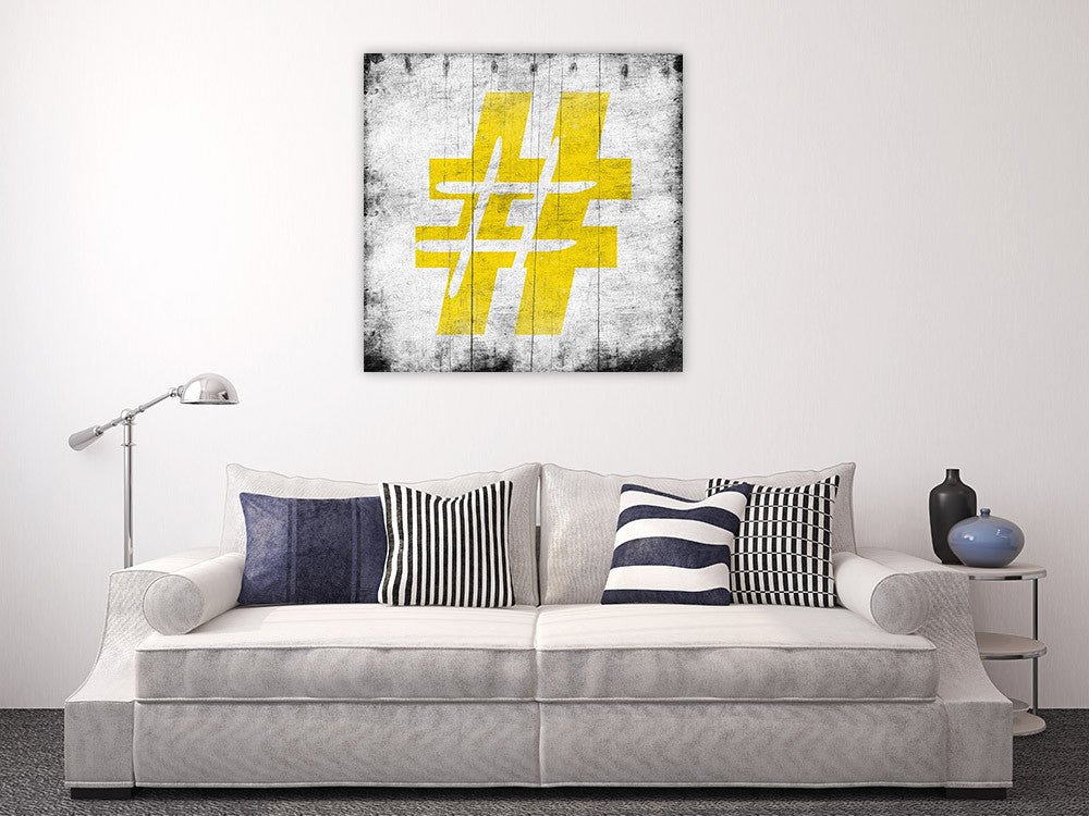 Graffiti Abstract Wall Art Print on the wall