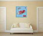 Grand Prix II Wall Art Print on the wall